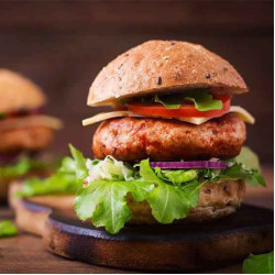 Schezwan Burger