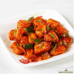 Paneer chilly dry