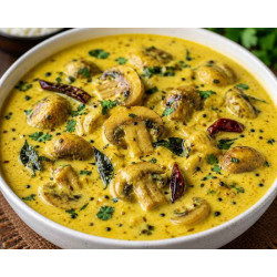 Mushroom Kadhi
