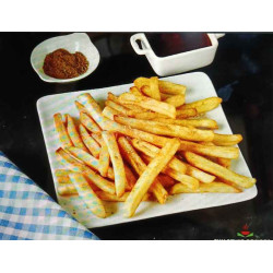 plain salted fries